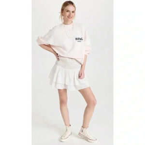 Madewell Women's Cream Skirt Size Large